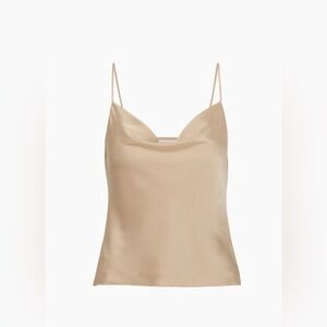 Babaton Cowlneck Camisole - Gold Camel - Size M